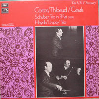[중고] [LP] Cortot, Thibaud, Casals / Haydn, Schubert : Trios (수입/hlm7017) - sr174