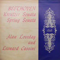 [중고] [LP] Alan Loveday, Leonard Cassini / Beethoven : Violin Sonatas No.5 &amp; 9 (수입/atl4060)
