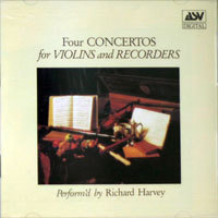 [중고] Richard Harvey / 4 Concertos for Violins and Recorders (skcdl0219)