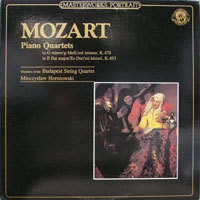 [중고] [LP] Budapest String Quartet, Mieczystaw Horszowski / Mozart : Piano Quartets (수입) - sr188