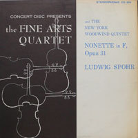 [중고] [LP] Fine Arts Quartet / Spohr : Nonette in F. Op.31 (수입/cs201)