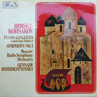 [중고] [LP] Gennady Rozhdestvensky / Rimsky-Korsakov : Piano Concerto, Symphony No.3 (수입/asd2846) - sr222