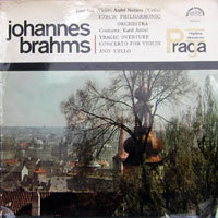 [중고] [LP] Josef Suk, Andre Navarra, Czech Philarmonic Orch.-Karel Ancerl / Johannes Brahms: Tragic Overture Concerto for Violin and Cello (수입/SUA 10573