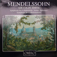 [중고] [LP] Sir Colin Davis / Mendelssohn : Symphonien Nr.4 &amp; 5 (수입/s132851a) - sr271