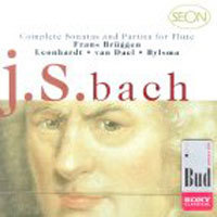Frans Bruggen, Lucy Van Dael / Bach : Complete Sonatas And Partita For Flute (2CD/수입/미개봉/sb2k60718)