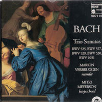 [중고] Mitzi Meyerson / Bach : Trio Sonatas (수입/hmu907119)