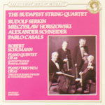 [중고] Budapest String Quartet, Serkin, Horzowski, Schneider, Casals / Schumann Piano Quintet Op.44, Piano Trio Op.63 (cck7152)