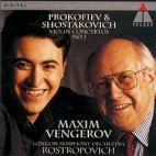 [중고] Rostropovich, Maxim Vengerov / Prokofiev, Shostakovich : Violin Concertos (수입/4509922562)