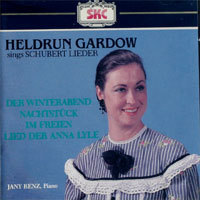 [중고] Heldrun Gardow / Franz Schubert : Lieder Heldrun Gardow Soprano (skcdc0203)