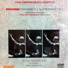 [중고] Hans Knappertsbusch / Bruckner : Symphonies N.3, 4 Romantic N.5 (3CD/수입/lv100406)