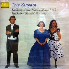 Trio Zingara / Beethoven : Piano Trio Op.70 No.1 &amp; No.2, Kakadu Variations (수입/미개봉/12952)
