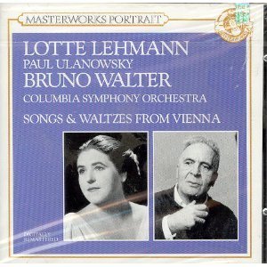 Lotte Lehmann / Songs &amp; Waltzes From Vienna (수입/미개봉/mpk47682)