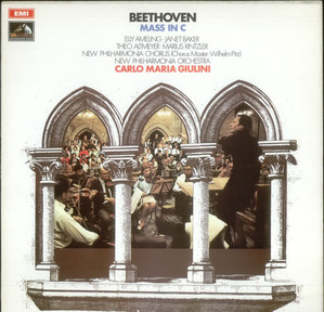[중고] [LP] Carlo Maria Giulini / Beethoven : Mass in C (수입/asd2661)