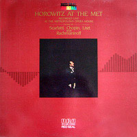 [LP] Vladimir Horowitz / Horowitz At The Met (미개봉/홍보용/srcr003)