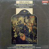 [LP] Richard Hickox / Brahms: Ein Deutsches Requiem (미개봉/2LP/sscr099)