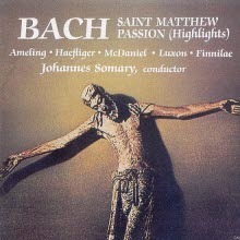 [중고] Johannes Somary / Bach : Saint Matthew Passion (Highlights/skcdl0385)