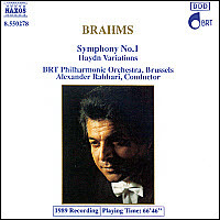 [중고] Alexander Rahbari / Brahms : Symphony No.1 Op.68, Haydn Variations Op.56a (수입/8550278)